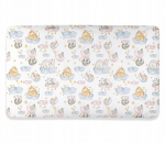 Puuvillane lina elastsega 120x60 cm - "loomad pilvedes"