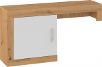 TV-alus Meblocross Verin VRN-04 Tamm Artisan/Valge, kaasaegne, 120 cm