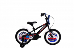 Laste jalgratas Capriolo Mustang, 16", must/sinine