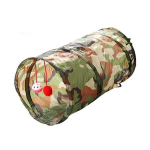 HIPPIE PET Kassi m&auml;nguasi, tunnel kamuflaaž, pikkus 50 cm