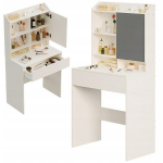 Kaasaegne peegellaua koos avatava peegliga loft sahtel glamour