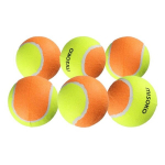 MISOK Koera m&auml;nguasi, tennisepallid, 4 cm, 6 tk kollane/oranž