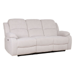 Relaksdiivan Home4You FELICIA, 3-kohaline, elektrilise mehhanismiga, naturaalvalge