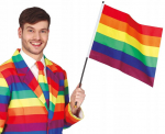 V&auml;rviline vikerkaarelipp LGBT v&otilde;rd&otilde;iguslikkuse paraad 45x35