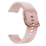 "BestAccessories", silikoninen 22 mm:n kellonranneke, vaaleanpunainen