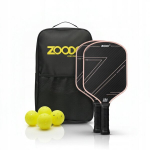 Zoodo P5 T700 termovormitud roosa pickleballi reketid komplekt 4 palli USAPA