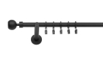 &Uuml;ksik kardinapulk 340 cm 19 mm must matt Sphere Optic Quiet Spheres for Swivels