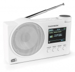 Thomson RT400DABBTWH kaasaskantav FM- ja DAB+-raadio Bluetoothi ja USB-liidesega