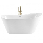 Eraldiseisev Vann Lusso Slim 170 Musta Korgiga Rea 170x74x71,5