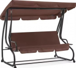 Neljakohaline aias kiik, pruun