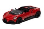Survevalatud auto KINSMART Bugatti Mistral, m&otilde;&otilde;tkava 1:36