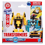 Action-figuur Transformers Cyberworld soomustatud Cyber Changers 10 cm, 4-astmeline transformatsioon, leegikahur