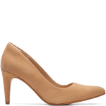 Clarks naiste pruunid elegantsed k&otilde;rged kontsadega kingad Laina Rae Pumps