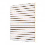 Liistseinapaneel, 122x122x1.8 cm, valge, MDF hoiustamine