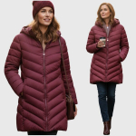 Naiste jope Alicia, bordo, L/XL