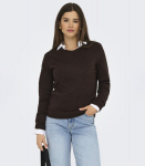 ONLY naiste pullover 15204279*10, pruun 5715726905519