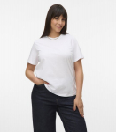 Vero Moda Curve naiste T-s&auml;rk 10333046*01, valge 5715724094949