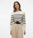 Vero Moda Naiste kampsun 10309324*03, nat/must 5715605133699