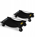 2 auto man&ouml;&ouml;verk&auml;rud, 450 kg, must