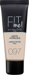 Maybelline Fit Me! Matte + Poreless jumestustoode 30 ml, 97 Natural Porcelain