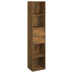 vidaXL raamatukapp, suitsutatud tamm, 36 x 30 x 171 cm, tehispuit