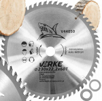 Ketassaag puidule 230mm x 22,2mm, 60 hammast