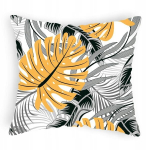 Monstera 70x80 cm kate: hall ja kollane