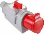 Pistikupesa 32a/400v 3p+n+z l&uuml;litiga L-o-p