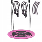 Aia kiik lastele tugev kurepesa roosa Just Fun 100 cm