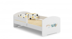 Laste voodi Luk madratsi ja t&otilde;kkekaitsega 164 cm x 85 cm x 63 cm, lennuk