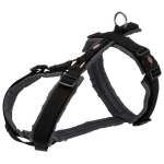 Koera rinnahoidja : Trixie Premium trekkingurihm, M: 53-64 cm|20 mm, must|graafiit.