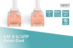 Lan kabel Digitus U/utp Cat 6, Rj45, 10m, hall