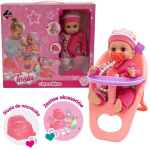 Tosia nukk s&ouml;&ouml;gitooli ja tarvikutega