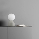 Tk Lighting Miki laualamp, G9, beež/valge