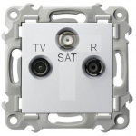 Pistikupesa Rtv-sat taga valge Ospel Szafir Gpa-zs/m/00