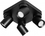 Lae/seinavalgusti 4x Gu10 Led, liikuv, p&ouml;&ouml;rlev