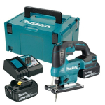 Makita Djv184rfj juhtmeta pusle 18v Lxt 135mm 2x3ah akuga