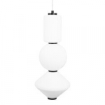 Maxlight Akiko Led rippvalgusti 23w 3000k valge/must