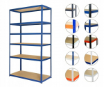 Metallist riiul Helios Hnn 196x150x30 cm, 6 riiulit, 175 kg/riiul