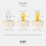 BIBS DE LUX &uuml;mmargused tutid 2pack 0-3 aastat SILIKON