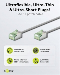Cat 8.1 U/ftp 1m Cu hall &uuml;lipaindlik v&otilde;rgukaabel