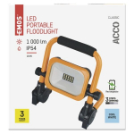 Kaasaskantav Led prožektor 10w, 1000lm, k&uuml;lm valge