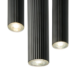Nordlux Vico ripplamp, 3 valguspunkti, must