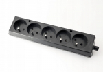 Plastrol Gn-570 pikendusjuhe 5 pistikupesaga, must