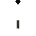 Rippvalgusti Nordlux Galloway 1x40w must/kuldne
