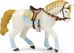 Figurine Cheval de la cavali&egrave;re fashion - Bleu - PAPO - CHEVAUX, POULAINS ET PONEYS - Pour Enfant