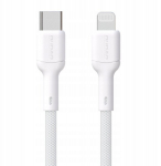 Dudao L9x 30w Usb-c to Lightning kaabel, 2m, valge