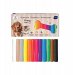 12 v&auml;rvi plastiliinikomplekt lastele