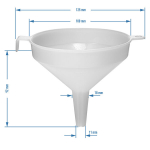 Plastist lehter 10 cm