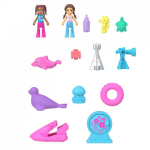 Polly Pocket Aquarium Dolphin komplekt nukkude ja tarvikutega